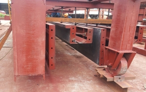 渡槽模廠內(nèi)試拼-湖南鋼模板